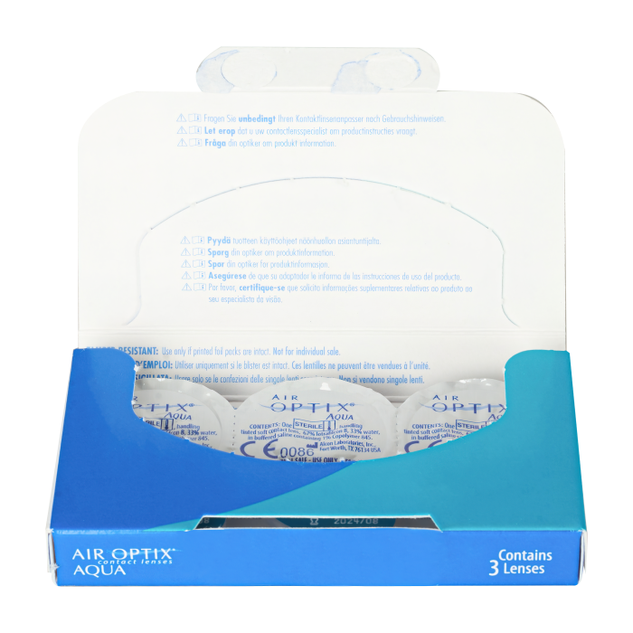 Air Optix aqua 3 шт