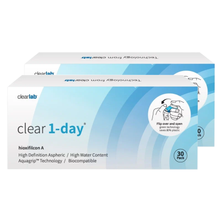 Clear 1-Day, 30 шт х2