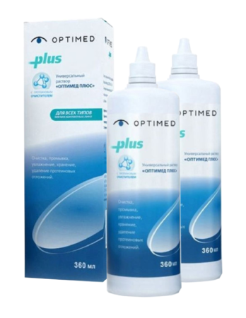 Раствор Optimed Plus, 360 мл х2
